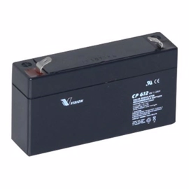 Blybatteri 6 volt 1,2Ah CP612